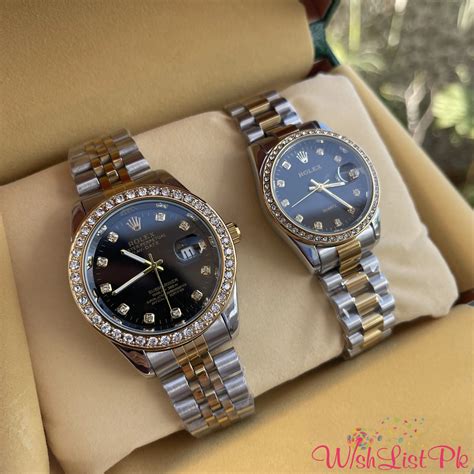 rolex couple watch set